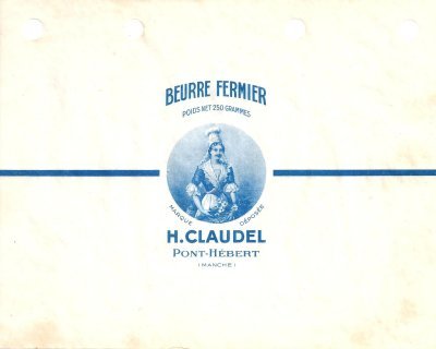 Beuure fermier H. Claudel Pont-Hébert 250g Manche Normandie France
2012-12-16