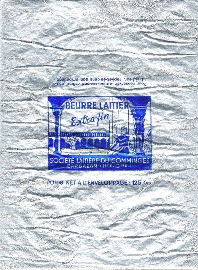Beurre laitier extra-fin société laitière du Comminges barbazan Hte-Gne 125g Midi-Pyrénées France
2013-03-18