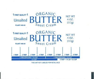 Organic butter 1 first quality 1 sweet cream 4oz 113g Etats-Unis
2013-04-24