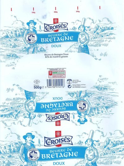 Les croisés beurre de Bretagne doux produit en Bretagne 500g FR 29.156.90 CE France
2013-07-31