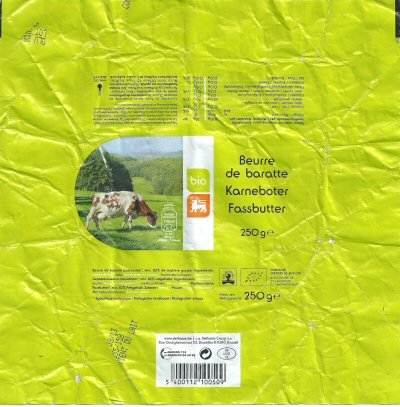 Beurre de baratte karneboter fassbutter 250g BE LO11 Belgique
2013-10-09