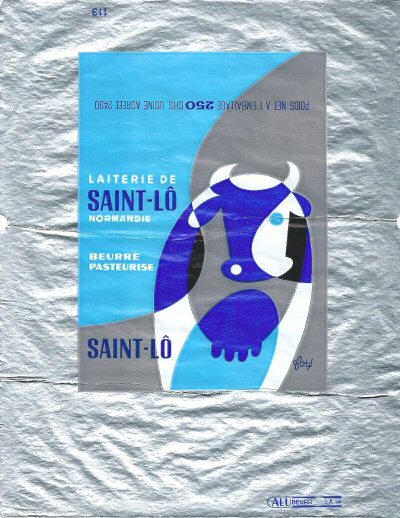 Laiterie de Saint-Lô Normandie beurre pasteurisé foré usine agréée 2490 250g France
2013-12-12