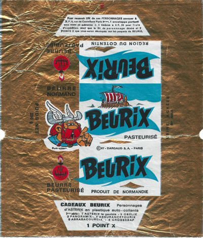 Beurix beurre normand région du Cotentin produit de Normandie usine agréée n° 4454 67 250g Dargaud France
2013-12-12