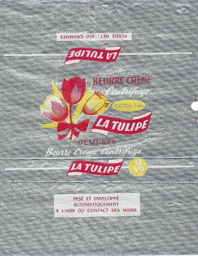 La tulipe beurre crème centrifuge 59 250g Nord-Pas de Calais France
2014-02-05