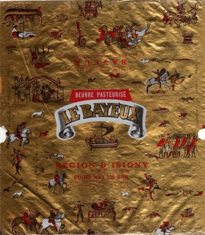 Le Bayeux beurre pasteurisé région d'Isigny 250g Normandie France
2011-07-14