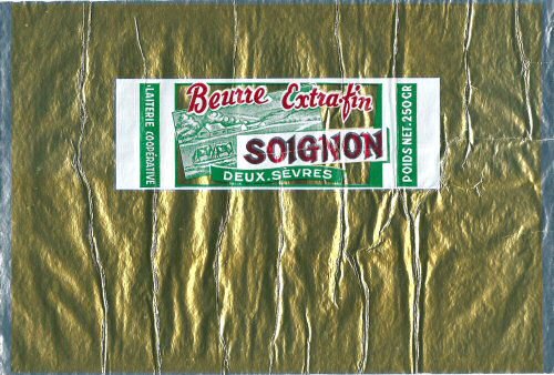 Soignon beurre extra fin laiterie coopérative Deux-Sèvres 250g Poitou-Charentes France
2014-03-28