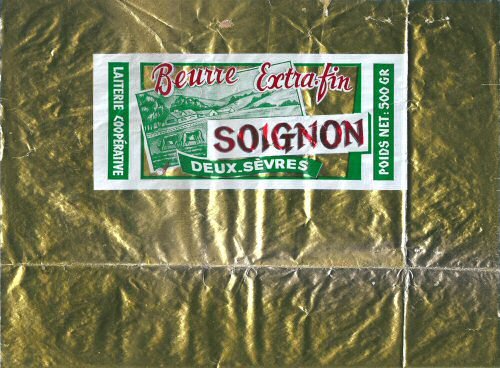 Soignon beurre extra fin laiterie coopérative Deux-Sèvres 500g Poitou-Charentes France
2014-03-28