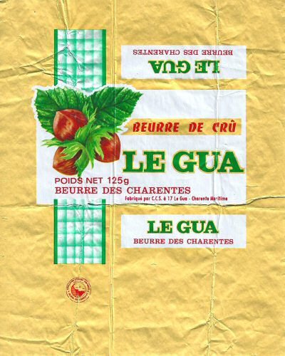 Le Gua beurre de cru beurre des Charentes Charente Maritime 125g Poitou-Charentes France
2014-04-01