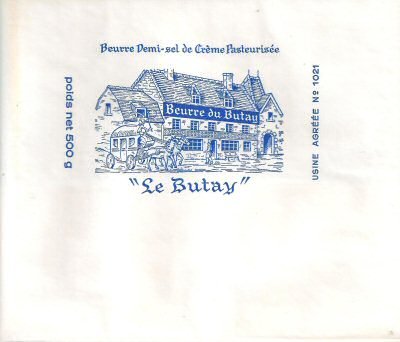 Le Butay beurre du Butay usine agréée n° 1021 beurre demi-sel de crème pasteurisée 250g Pays de Loire France
2014-05-20