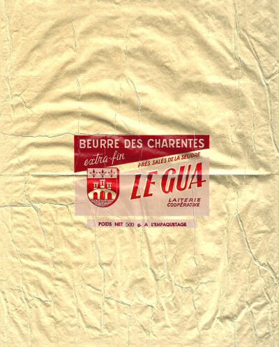 Le gua beurre des Charentes extra-fin prés salés de la Seudre laiterie coopérative 500g Poitou-Charentes France
2014-05-20