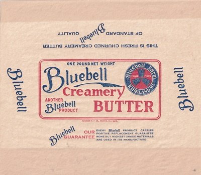 Bluebell creamery butter another bluebell product Bluebell farm Kirkland one pound net weight
2020-02-22