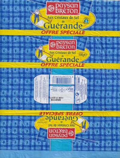 Paysan breton aux cristaux de sel de Guérande beurre demi-sel offre spéciale produit en Bretagne 500g FR 29.156.90 CE
2020-02-29