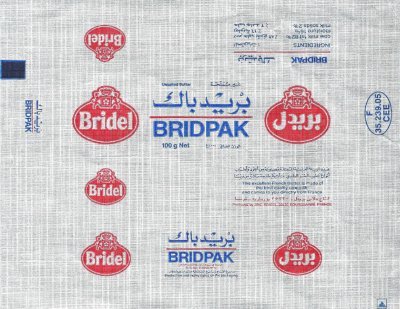 Bridel bridpak 100g F 35.239.05 CEE Moyen-Orient
2012-02-24