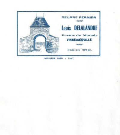 Loui Delalandre beurre fermier ferme du manoir Vinnemerville 500g Normandie France
2012-07-20